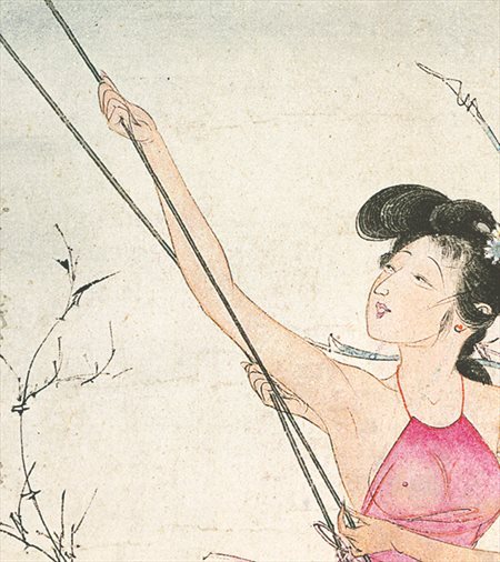 和田县-胡也佛的仕女画和最知名的金瓶梅秘戏图